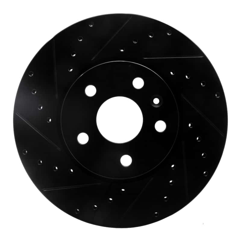R1 Concepts — R1 10-25 Buick Allure Front Left Drilled & Slotted Black Brake Rotor
R1 Brake Rotor Drill - view 1