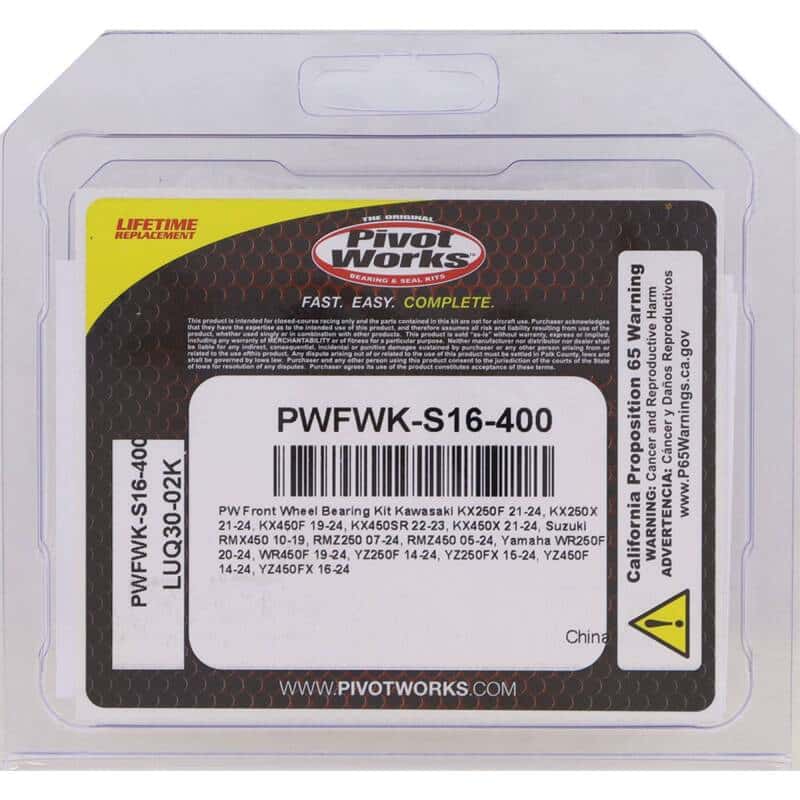 Pivot Works — Pivot Works 21-23 Kawasaki KX250F Front Wheel Bearing Kit - view 3