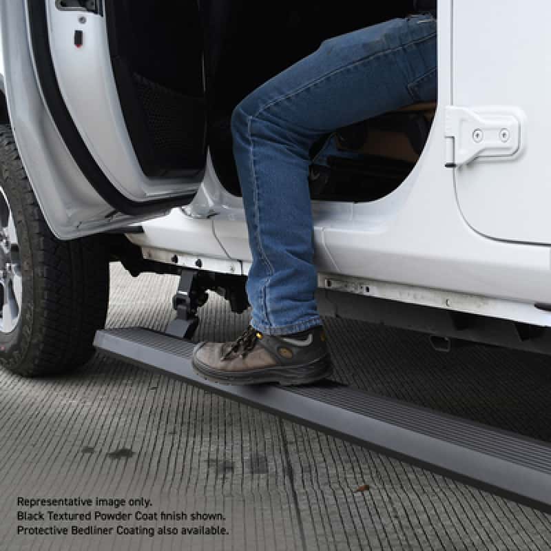Go Rhino — RealTruck 07-17 Jeep Wrangler 2dr VoltStep Electric Running Board Kit (Cut Req.) - Tex. Blk
VoltStep Elec. Board - view 1