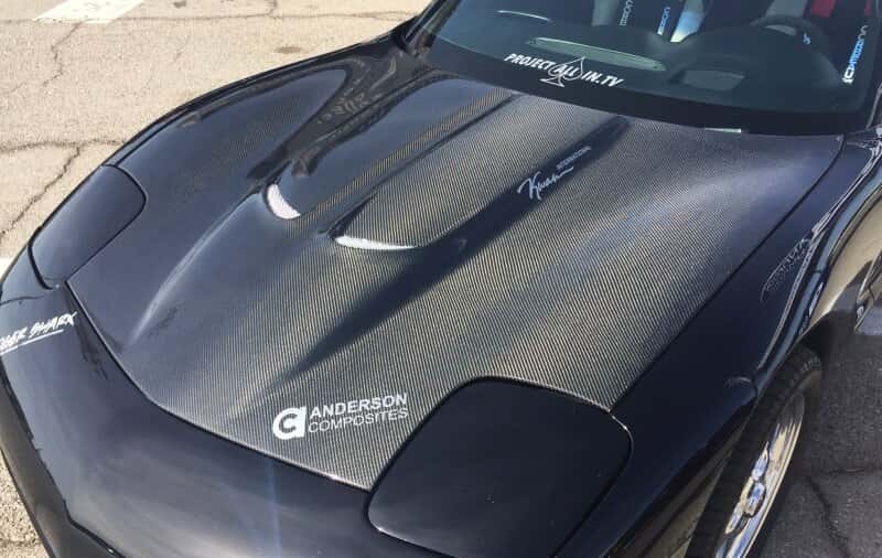 Anderson Composites — Anderson Composites 97-04 Chevrolet Corvette C5 Type-TD Hood - view 8