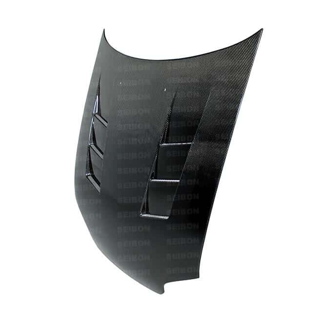 Seibon — Seibon 92-95 Honda Civic 2DR/3DR TS-Style Carbon Fiber Hood - view 7