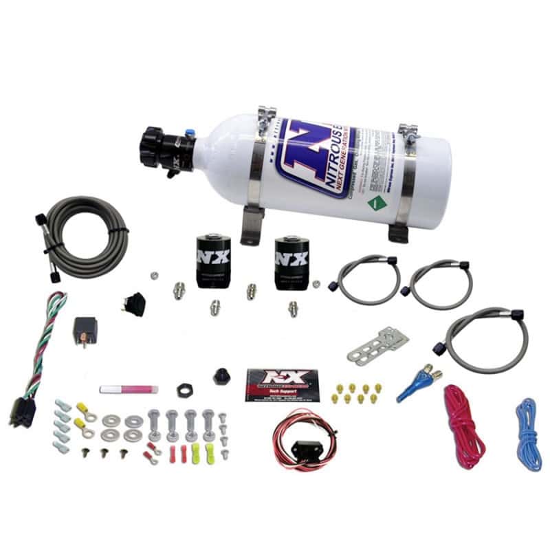 Nitrous Express — Nitrous Express 10-15 Chevrolet Camaro (5th Gen) Single Nozzle Nitrous Kit (35-150HP) w/5lb Bottle
Injection System Kit
N2OSys - view 1