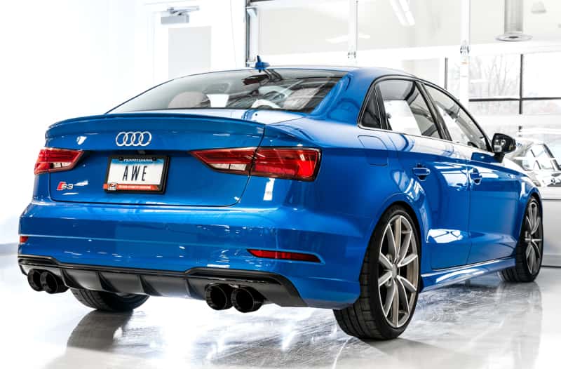 AWE Tuning — AWE Tuning Audi 8V S3 SwitchPath Exhaust w/Diamond Black Tips 102mm
SwitchPath™ Exhaust - view 4