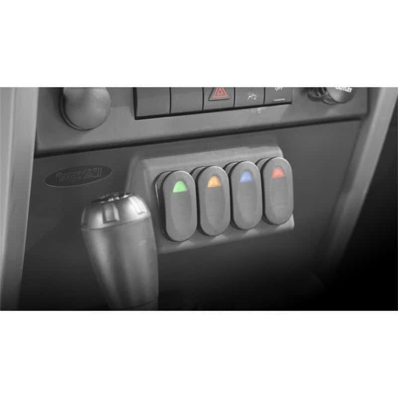 Rugged Ridge — Rugged Ridge Lower Console Switch Panel 07-10 Jeep Wrangler JK
RkrSwitchandCoverSet
OFFROAD_INTERIOR - view 3