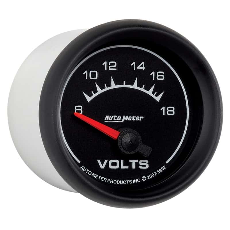 AutoMeter — Autometer Euro-Style 2-1/16in 8-18V Short Sweep Electronic Voltmeter Gauge
2" VOLT 18V ELEC ES - view 6