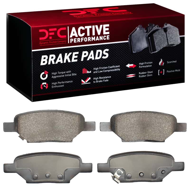 DFC — DFC 04-12 Chevrolet Malibu Rear Active Performance Pads - Low Metallic
DFC Brake Pad Set - view 1