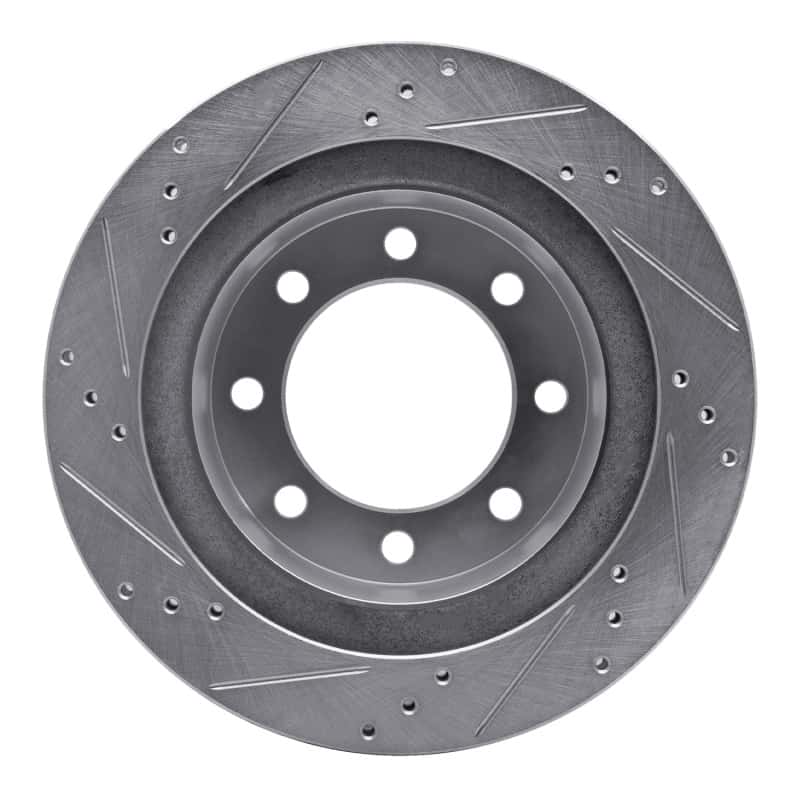 R1 Concepts — R1 03-08 Dodge Ram 4000 (Mexico) Rear Right Drilled & Slotted Silver Brake Rotor
R1 Brake Rotor Drill - view 5