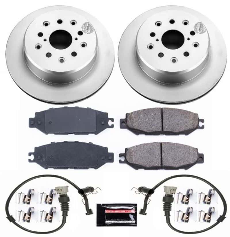 PowerStop — Power Stop 95-00 Lexus LS400 Rear Z17 Evolution Geomet Coated Brake Kit - view 1