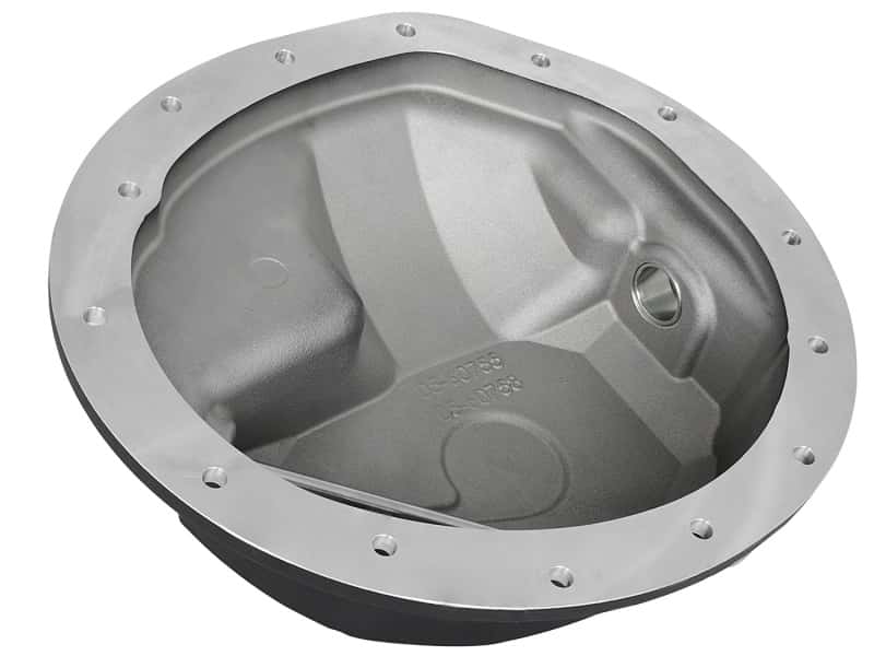 aFe — AFE Rear Differential Cover Black w/Machined Fins Nissan Titan XD 16-19 - w/Oil
Differential Cover - view 3