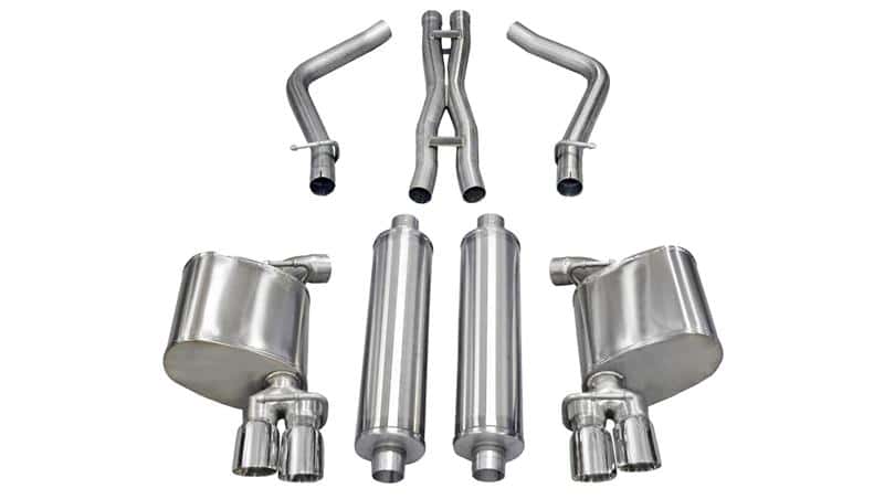 CORSA Performance — Corsa 2011-2014 Dodge Charger R/T 5.7L V8 Polished Xtreme Cat-Back Exhaust
Exhaust - view 2