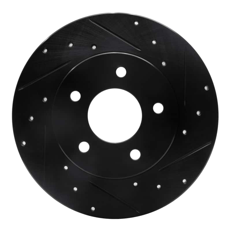 R1 Concepts — R1 92-05 Buick Park Avenue Rear Right Drilled & Slotted Black Brake Rotor
R1 Brake Rotor Drill - view 1