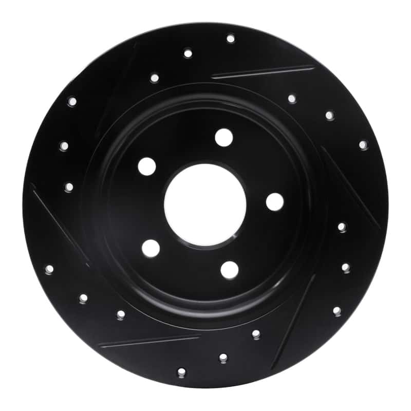R1 Concepts — R1 12-18 Ford Focus Rear Right Drilled & Slotted Black Brake Rotor
R1 Brake Rotor Drill - view 5