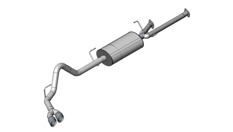 CORSA Performance — Corsa 2011-2021 Toyota Tundra Double Cab/Crew Max 5.7L V8 Polished Sport Cat-Back Exhaust
Exhaust - view 9