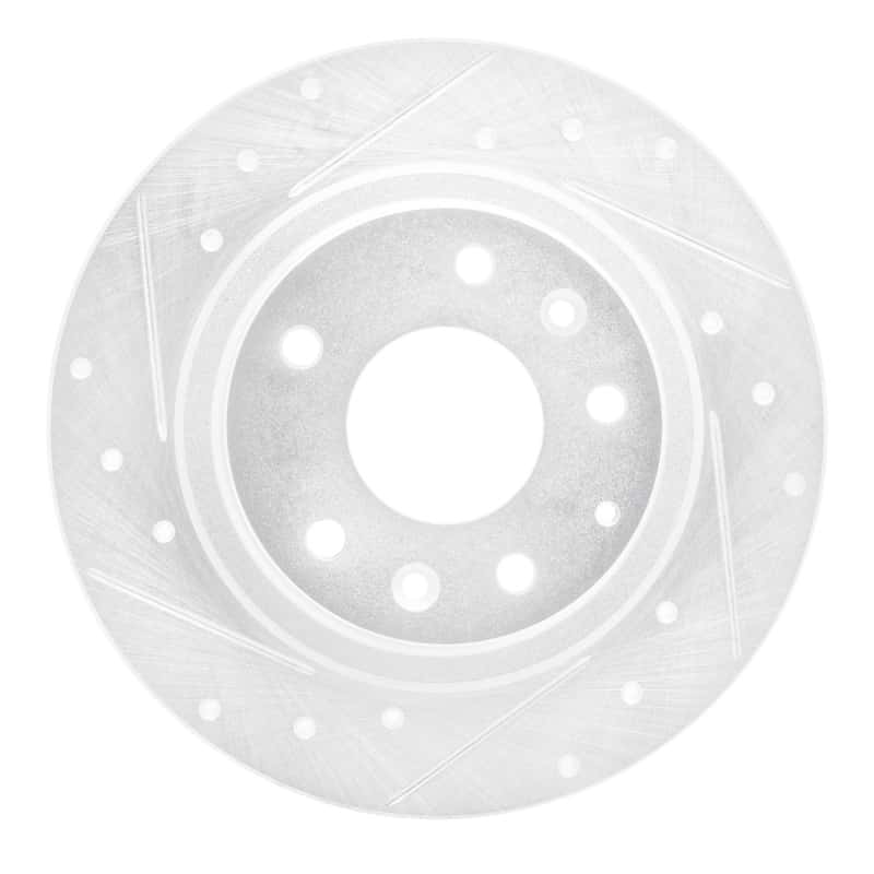 R1 Concepts — R1 16-18 Mazda CX-3 Rear Left Drilled & Slotted Silver Brake Rotor
R1 Brake Rotor Drill - view 1