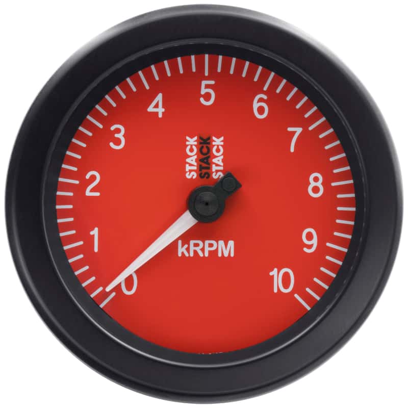 AutoMeter — Autometer Stack Sport 88mm 0-10K RPM Tachometer - Red
TACH SPORT RD 10KRPM - view 1