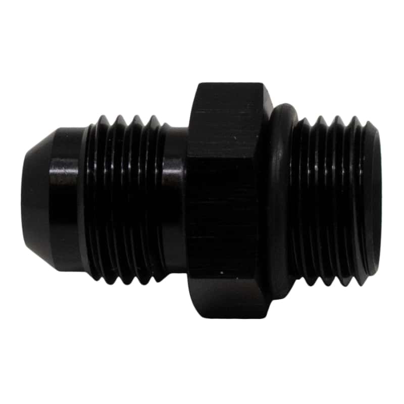 DeatschWerks — DeatschWerks 6AN ORB Male to 6AN Male Flare Adapter (Incl O-Ring) - Anodized Matte Black
Lines & Fittings - view 1