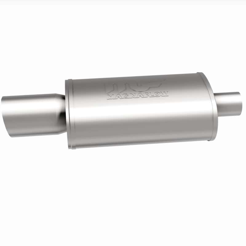Magnaflow — MagnaFlow Muffler W/Tip Mag SS 14X5X8 2.25/4.
Straight Through - view 11