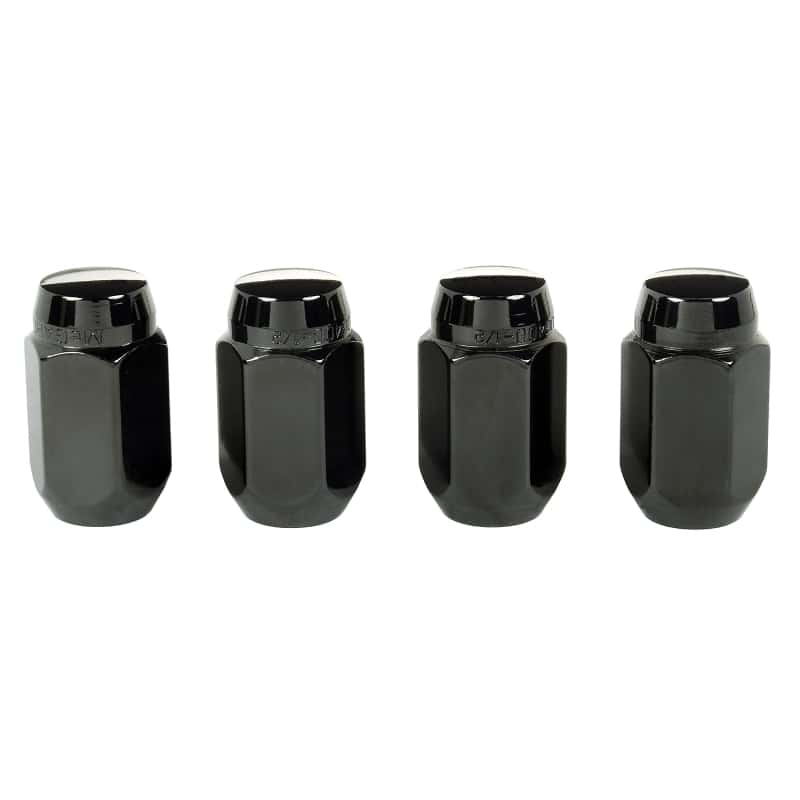 McGard — McGard Hex Lug Nut (Cone Seat) 1/2-20 / 13/16 Hex / 1.5in. Length (4-Pack) - Black - view 1