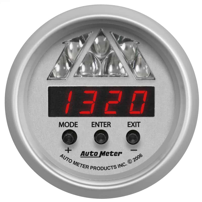 AutoMeter — AutoMeter Gauge Tachometer Digital RPM W/ Led Shift Light Ultra-Lite
2" DIG PRO-SHIFT ULT - view 1