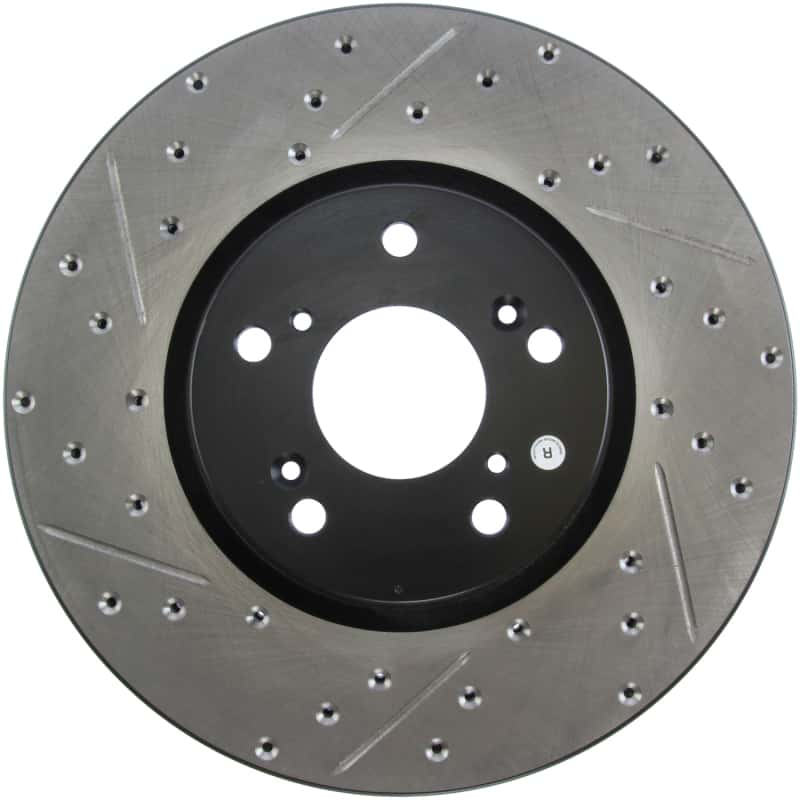 Stoptech — StopTech 04-08 Accura TL (Brembo Caliber) SportStop Slotted & Drilled Right Front Rotor
StopTech 04-08 Acura TL (Brembo Caliber) SportStop Slotted & Drilled Right Front Rotor
Disc Brake Rotor
Slot/Drill Rotor - view 6