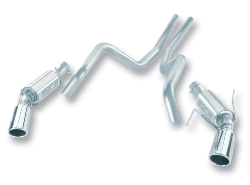 Borla — Borla 05-09 Ford Mustang GT Dual Exhaust
Cat-Back System
ExhstSysKt - view 1