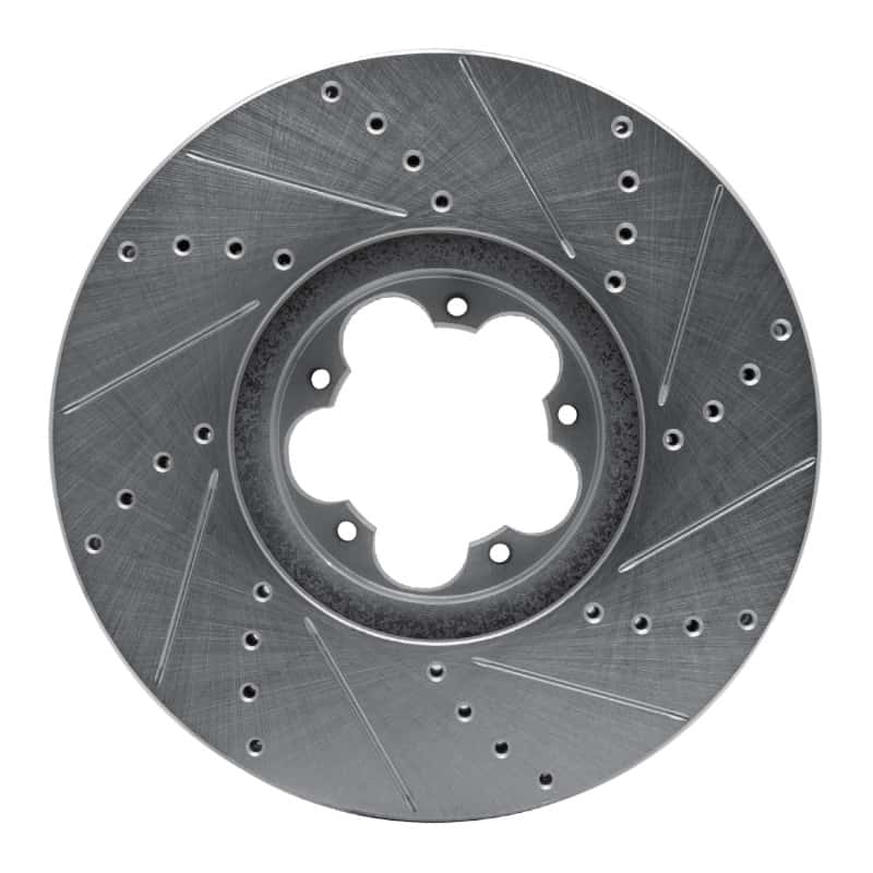 R1 Concepts — R1 14-19 Ford Transit (Mexico) Front Left Drilled & Slotted Silver Brake Rotor
R1 Brake Rotor Drill - view 5