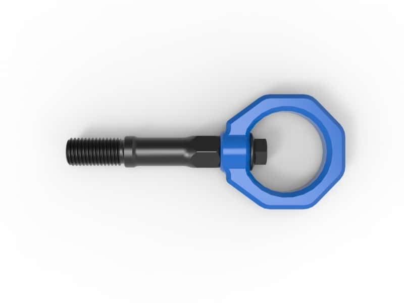 aFe — aFe CONTROL Rear Tow Hook Chevrolet Corvette (C8) 20-25 V8-6.2L- Blue
Rear Tow Hook - view 4