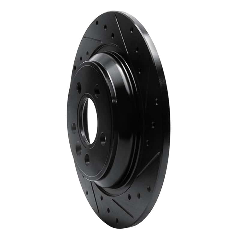 R1 Concepts — R1 07-18 Volvo S60 Cross Country Rear Right Drilled & Slotted Black Brake Rotor
R1 Brake Rotor Drill - view 2