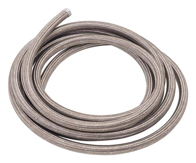Russell — Russell Performance -4 AN ProFlex Stainless Steel Braided Hose (Pre-Packaged 3 Foot Roll)
Hose - view 3