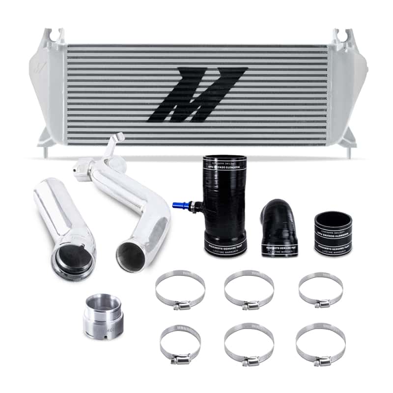 Mishimoto — Mishimoto 19+ Ford Ranger 2.3L EcoBoost Intercooler Kit - Silver + Polished Pipes - view 1