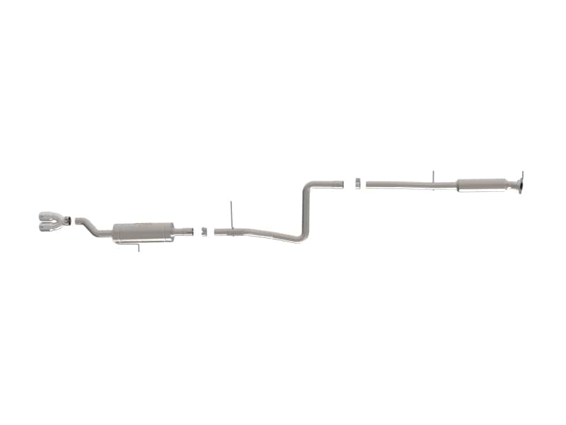 aFe — aFe Takeda Series 2 1/2in 304 SS Cat-Back 14-19 Ford Fiesta L4-1.6L w/Polished Tip
Cat-Back Exhaust - view 2
