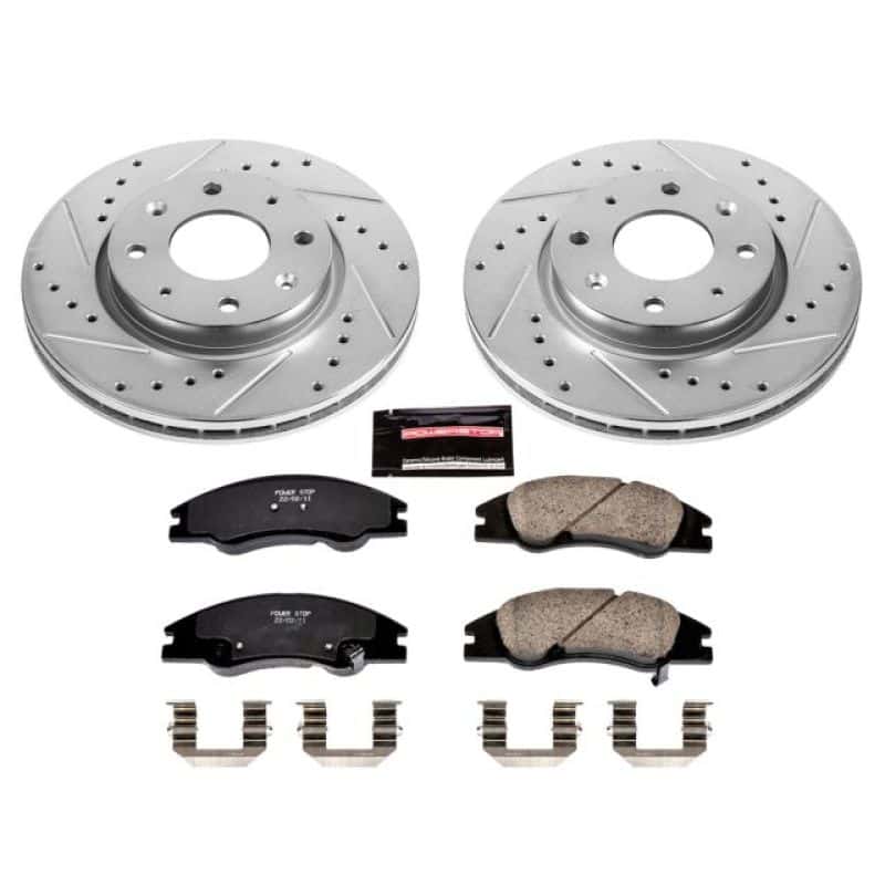 PowerStop — Power Stop 04-09 Kia Spectra Front Z23 Evolution Sport Brake Kit - view 1