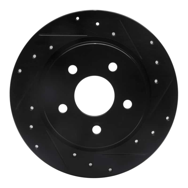 R1 Concepts — R1 00-06 BMW X5 Rear Right Drilled & Slotted Black Brake Rotor
R1 Brake Rotor Drill - view 1