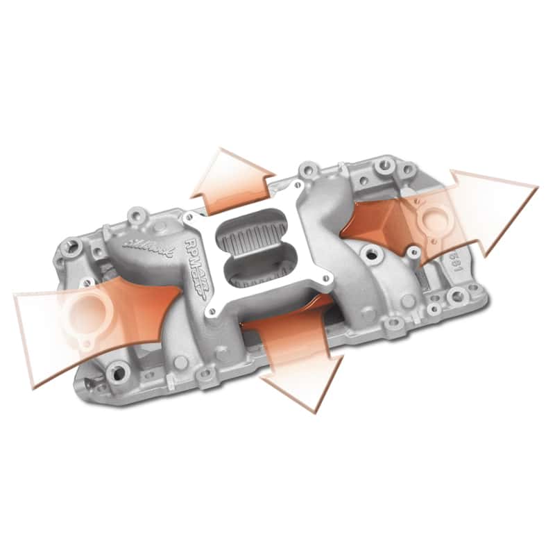 Edelbrock — Edelbrock B/B Chevy O-Port RPM Air-Gap Manifold
MANIFOLD - view 5