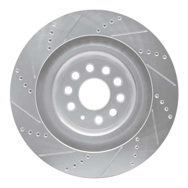 R1 Concepts — R1 12-21 Tesla Model S Rear Right Drilled & Slotted Silver Brake Rotor
R1 Brake Rotor Drill - view 5