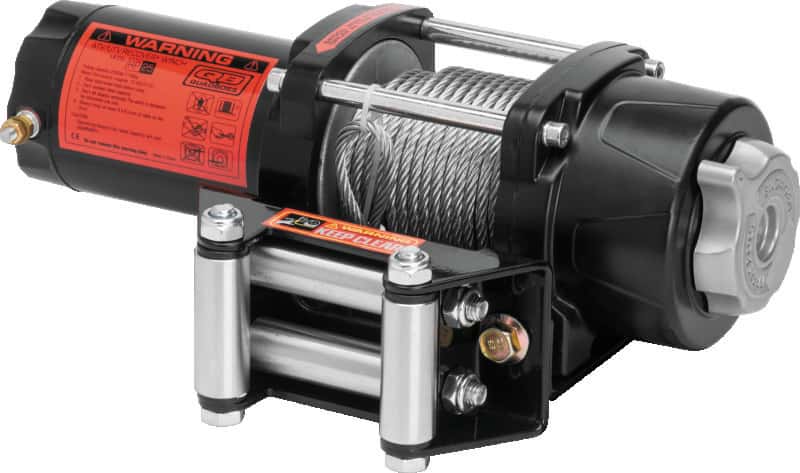 QuadBoss — QuadBoss Winch Kit - 39ft x 3/16in Cable - 3hp - Roller Fairlead - Wired Remote - 2500lb - view 2