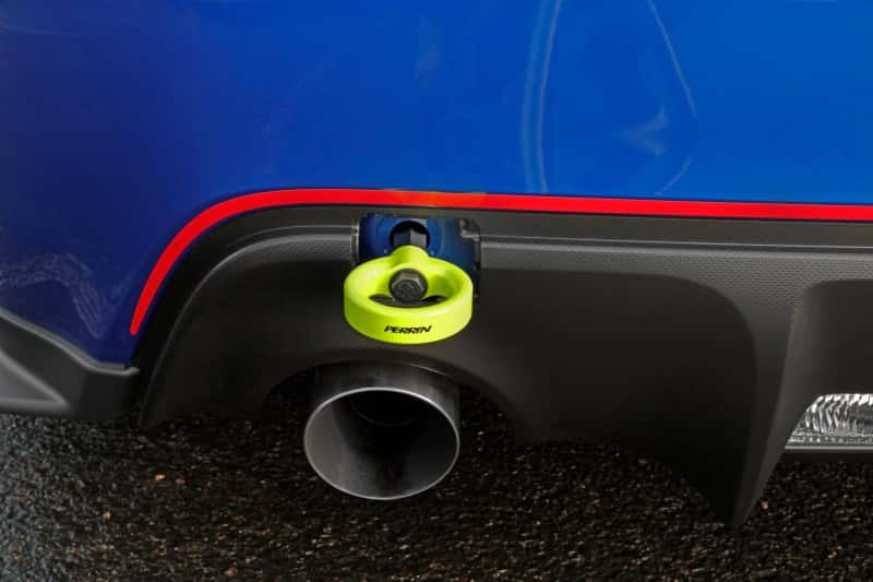 Perrin Performance — PERRIN 13-25 Subaru BRZ / 13-20 Scion FRS & Toyota 86 / 22-25 GR86 Tow Hook Kit (Rear) - Neon Yellow
paPSP-BDY-255NY - view 4