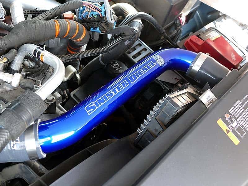 Sinister Diesel — Sinister Diesel 11-16 GM Duramax 6.6L LML Radiator Pipe
Coolant Pipe - view 4