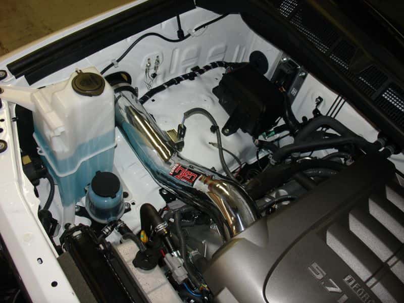 Injen — Injen 07-20  Toyota Tundra 5.7L V8 Wrinkle Black Cold Air Intake
Short Ram Intake
Air Intake Kit - view 5