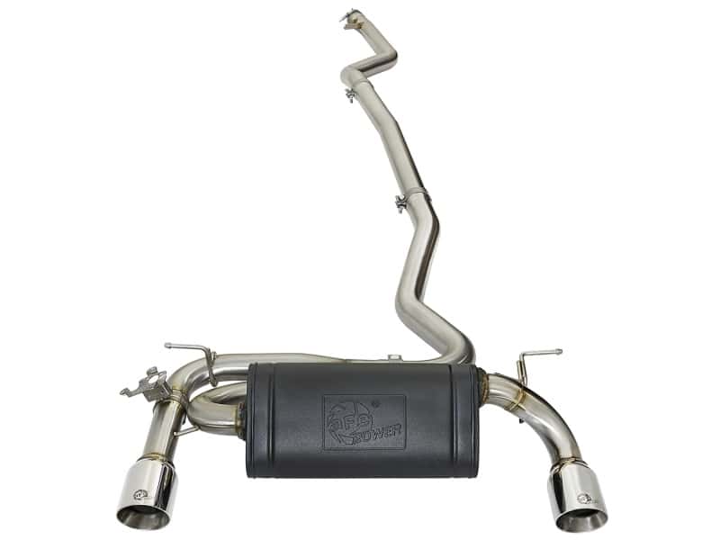 aFe — aFe POWER MACH Force-Xp 16-17 BMW 340i/340ix/ 3.0L 304 SS Cat-Back Exhaust System
Cat-Back Exhaust - view 2