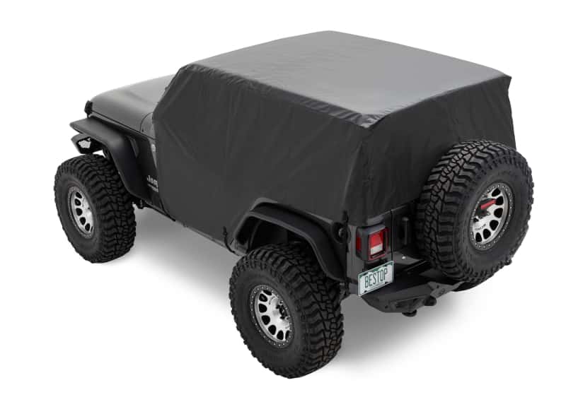 Bestop — Bestop 07-18 Jeep Wrangler JK / 18-26 JL 2-Door All Weather Trail Cover (Black)
Trail Cover - view 1