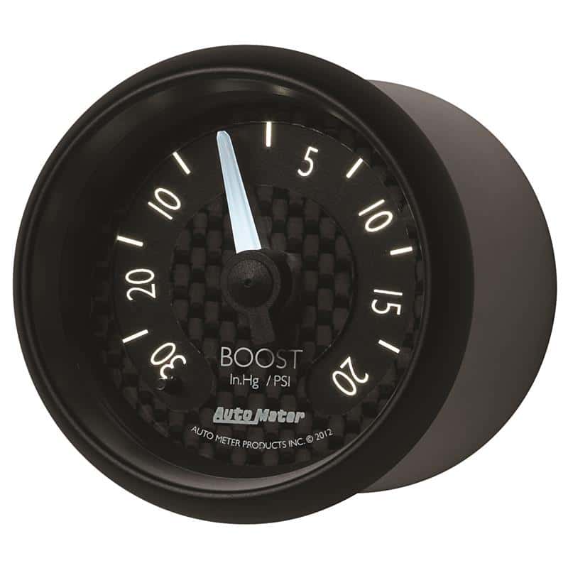 AutoMeter — Autometer GT Series 52mm Mechanical 30 In Hg/20 psi Vacuum/Boost Gauge
2-1/16" BOOST-VAC, 3 - view 3