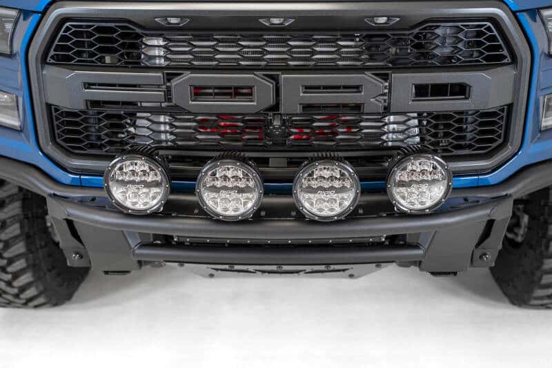 Addictive Desert Designs — Addictive Desert Designs 17-20 Ford Raptor Pro Bolt-On Front Bumper - Hammer Black
Bumper Light Hoop
Accessory - view 11