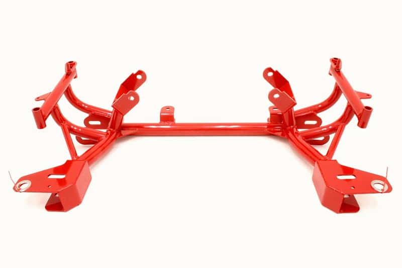 BMR Suspension — BMR 98-02 4th Gen F-Body K-Member w/ Turbo LS1 Motor Mounts and STD. Rack Mounts - Red
K-member - view 1
