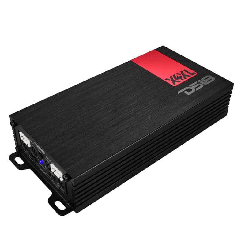 DS18 — DS18 4-Channel Ultra Compact Class D Amplifier 2x 300/4ohm Bridge 4x 180/2ohm 4x 120/4ohm Watts RMS - view 3
