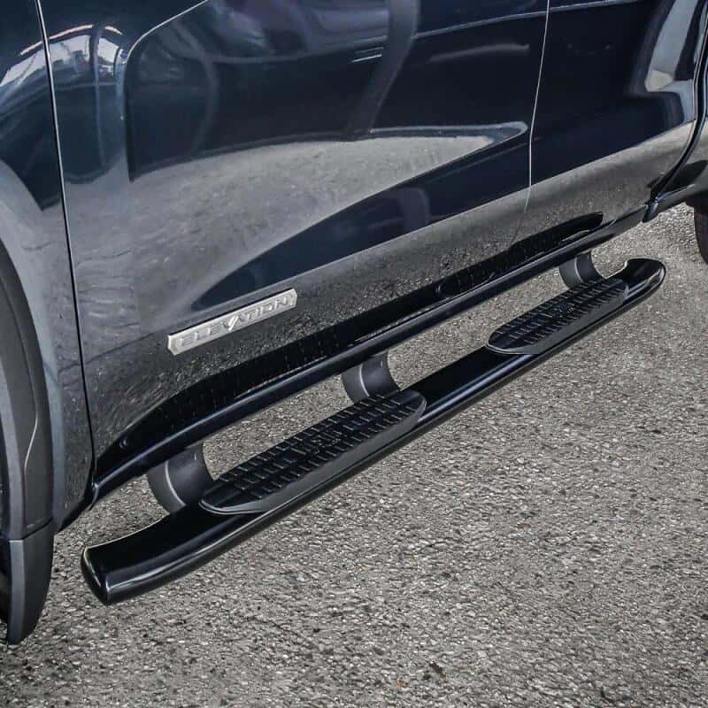 Westin — Westin 19-20 Chevrolet Silverado/GMC Sierra 1500 Double Cab PRO TRAXX 5 Oval Nerf Step Bars - Black
Nerf/Step Bar - view 6
