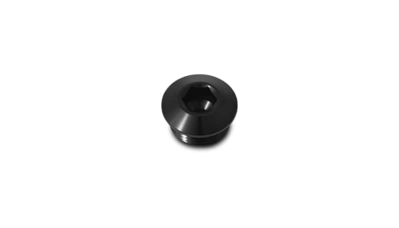 Vibrant — Vibrant Aluminum -10AN ORB Slimline Port Plug w/O-Ring - Anodized Black
-10ANORBSlimPortPlug
O-Ring Boss Plug - view 2