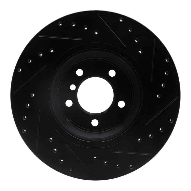 R1 Concepts — R1 07-15 BMW 335I xDrive Front Left Drilled & Slotted Black Brake Rotor
R1 Brake Rotor Drill - view 5