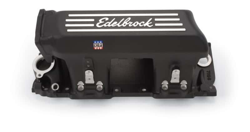 Edelbrock — Edelbrock Manifold EFI Pro-Flo XT BB Chevy Rect Port Heads Black Powder Coated
MANIFOLD - view 4