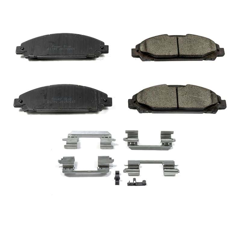 PowerStop — Power Stop 15-19 Ford Mustang Front Z17 Evolution Ceramic Brake Pads w/Hardware
Z17 Brake Pads - view 1